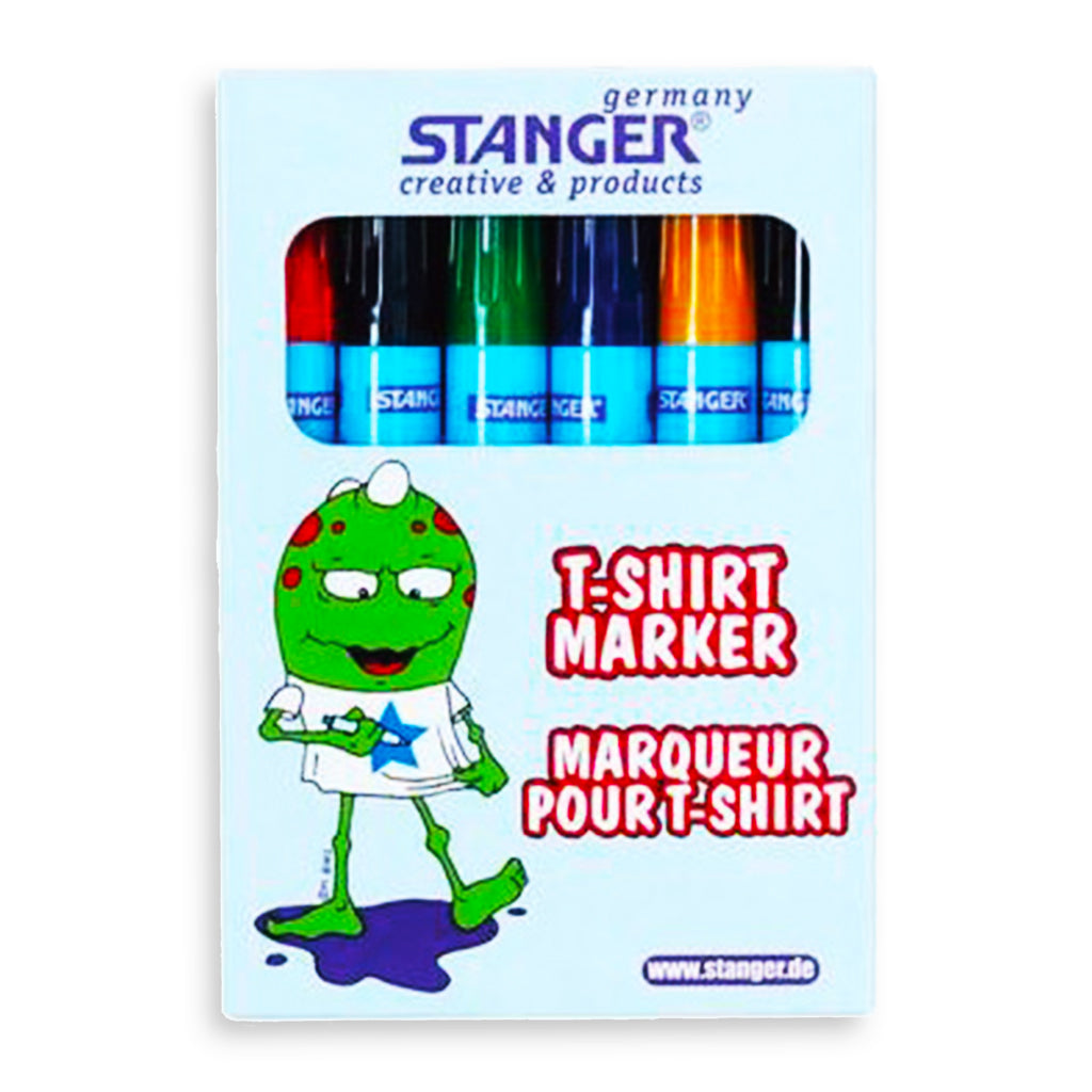 STANGER T-Shirt Marker, 1 - 3 mm SET OF 6 - Al Masam Stationery LLC Main image