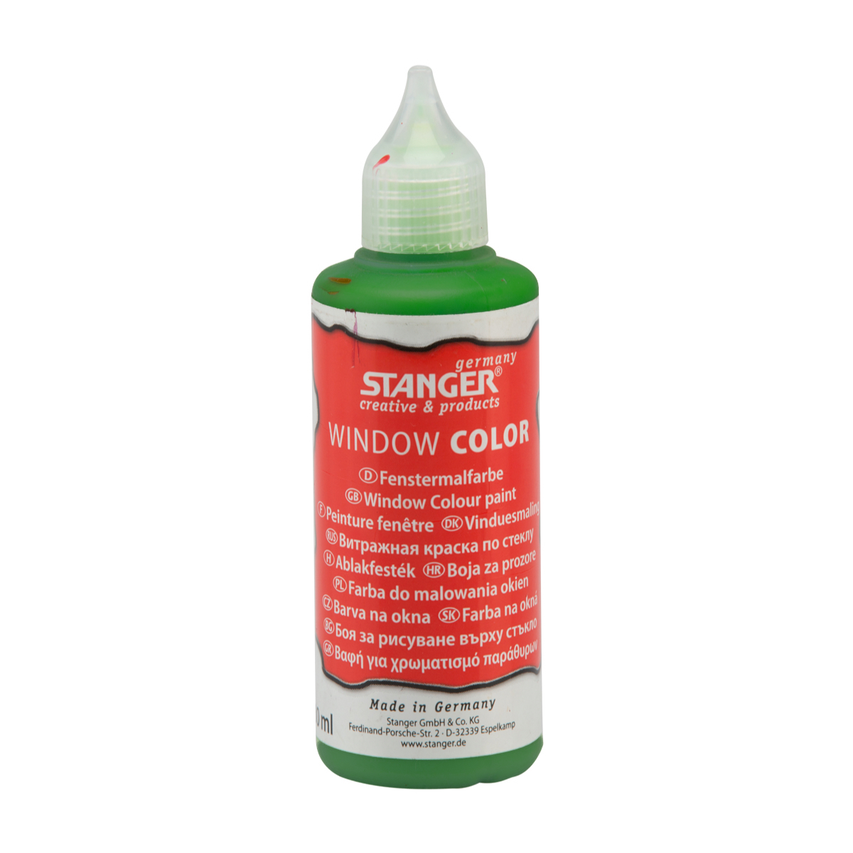 STANGER Window Colour paint 80, ml CENTRAL GREEN - Al Masam Stationery LLC Main image