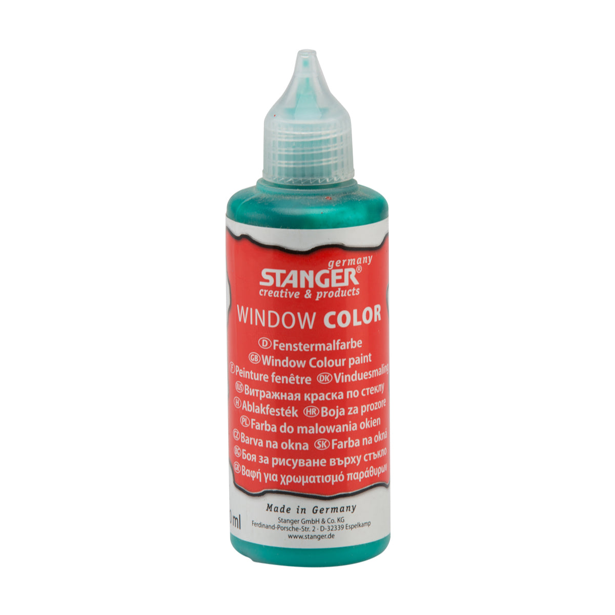 STANGER Window Colour paint 80, ml DARK GREEN - Al Masam Stationery LLC Main image
