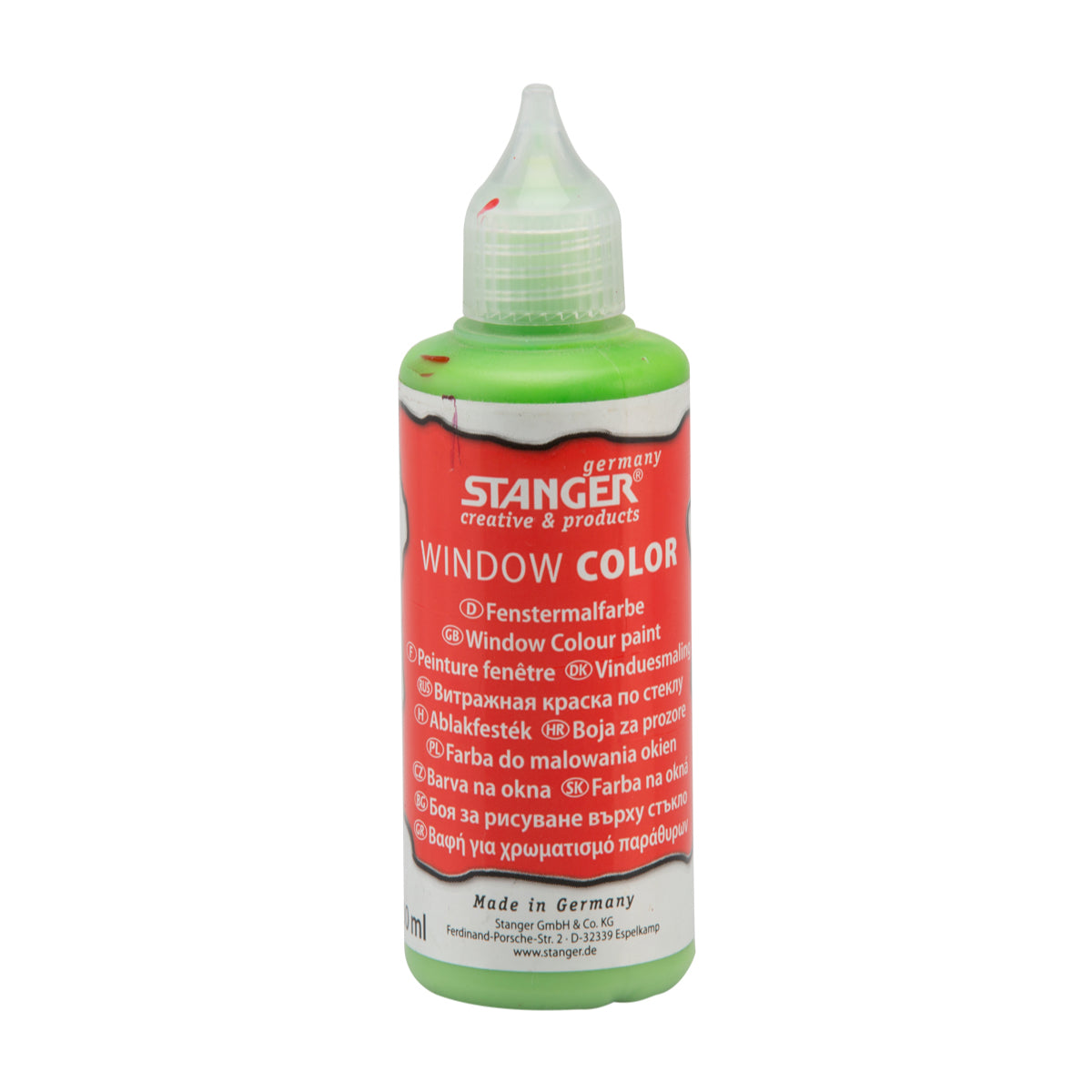 STANGER Window Colour paint 80, ml LIGHT GREEN - Al Masam Stationery LLC Main image