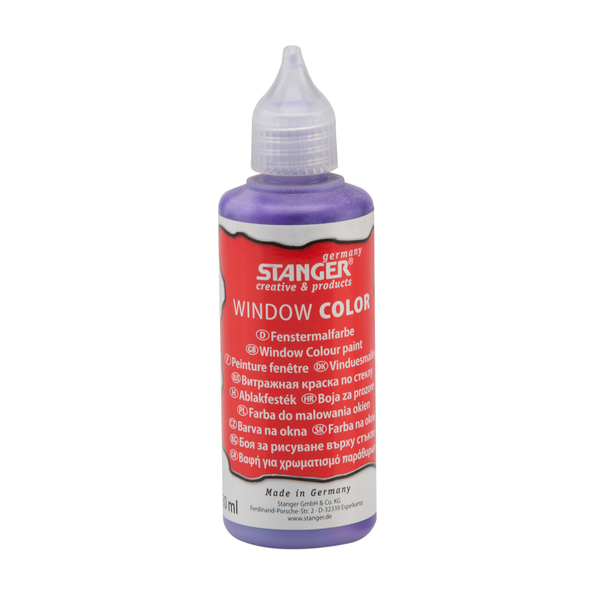 STANGER Window Colour paint 80, ml VIOLET - Al Masam Stationery LLC Main image