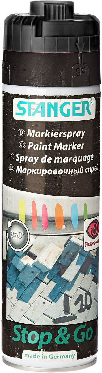 STANGER Paint Marker long-time, Stop & Go, 500 ml BLACK - Al Masam Stationery LLC Main image