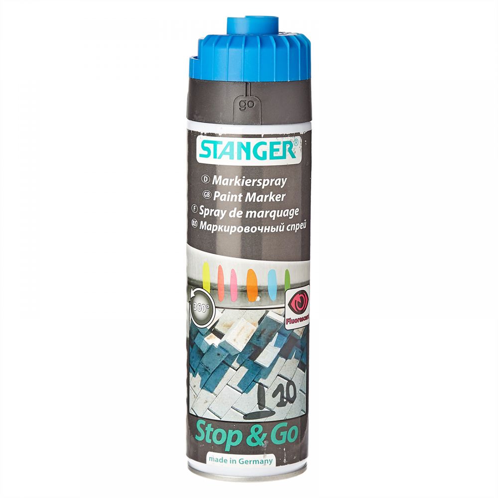 STANGER Paint Marker long-time, Stop & Go, 500 ml BLUE - Al Masam Stationery LLC Main image