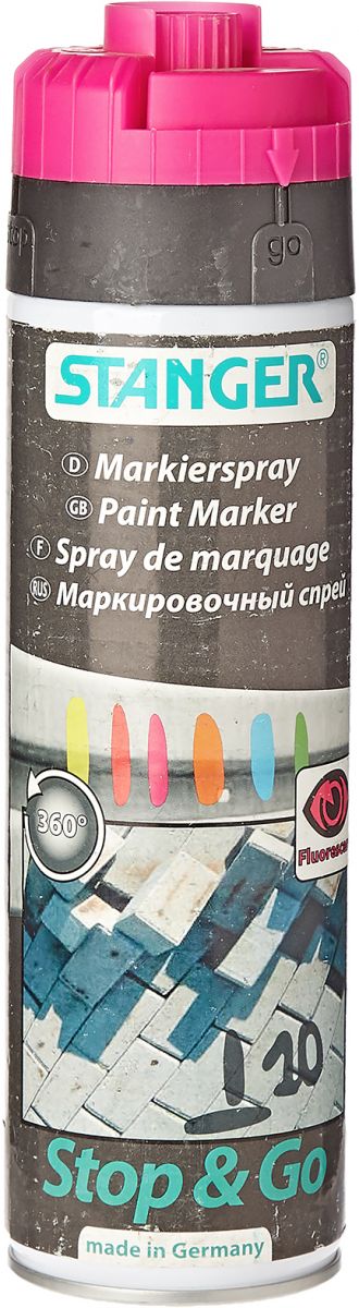 STANGER Paint Marker long-time, Stop & Go, 500 ml MAGENTA - Al Masam Stationery LLC Main image