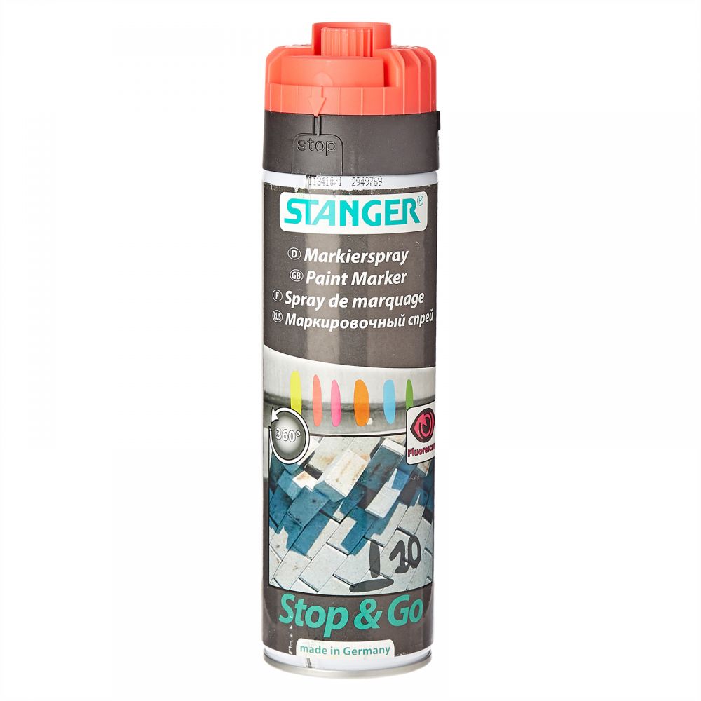 STANGER Paint Marker long-time, Stop & Go, 500 ml ORANGE - Al Masam Stationery LLC Main image