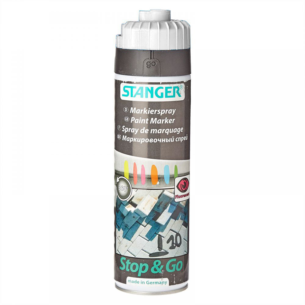 STANGER Paint Marker long-time, Stop & Go, 500 ml WHITE - Al Masam Stationery LLC Main image