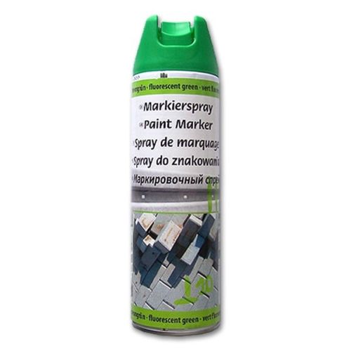 STANGER Paint Marker OH spray cap, 500 ml FLUORESCENT GREEN - Al Masam Stationery LLC Main image