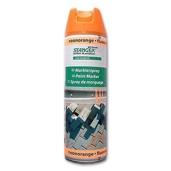 STANGER Paint Marker OH spray cap, 500 ml FLUORESCENT ORANGE - Al Masam Stationery LLC Main image