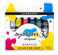 Daler Rowney Acrylic System 3 Original Starter Set