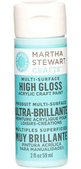 Martha Stewart Multi Surface Paint Gloss 2 Oz. Surf - Al Masam Stationery LLC