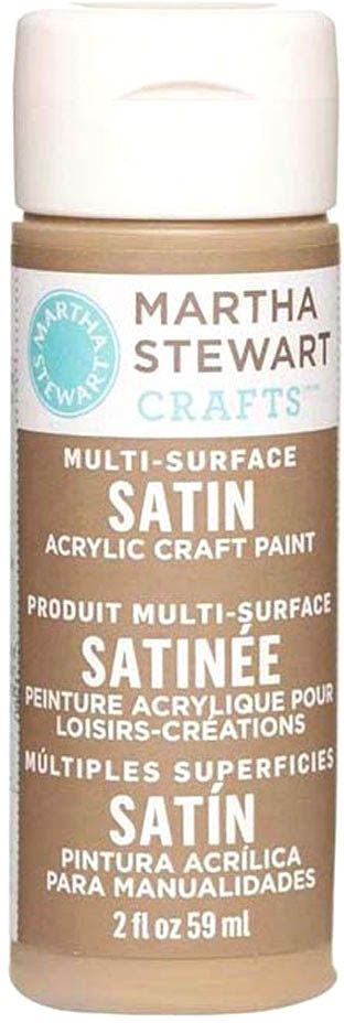 Martha Stewart Multi Surface Paint Satin 2 Oz. Sycamore Bark - Al Masam Stationery LLC