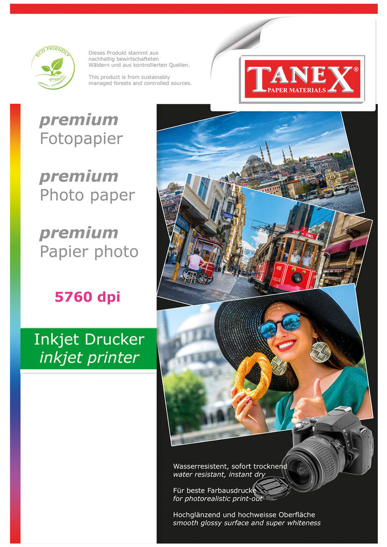 TANEX A4 GLOSSY PAPER 150GSM 25 SH - Al Masam Stationery LLC Main image