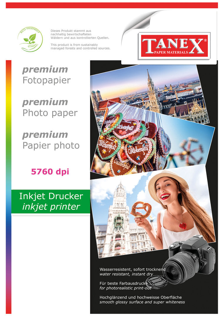 TANEX A4 GLOSSY PAPER 180GSM 50 SH - Al Masam Stationery LLC Main image