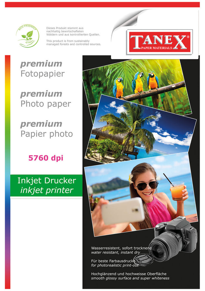 TANEX A4 GLOSSY PAPER 240GSM10 SH - Al Masam Stationery LLC