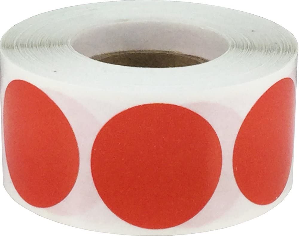 TANEX 25mm 20L RED circle - Al Masam Stationery LLC Main image