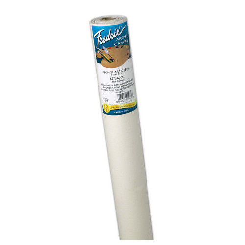 TARA ACRYLIC PRIMED POLY COTTON CANVAS 57" X 6 YD - Al Masam Stationery LLC Main image