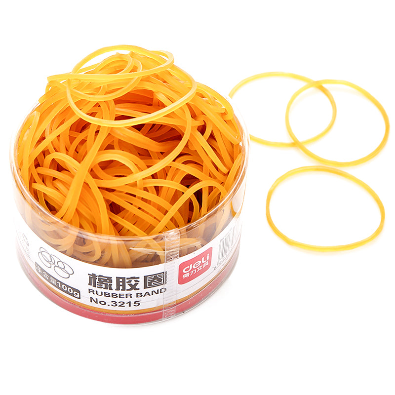 Deli Rubber Bands 70mm (100 grams) - Al Masam Stationery LLC