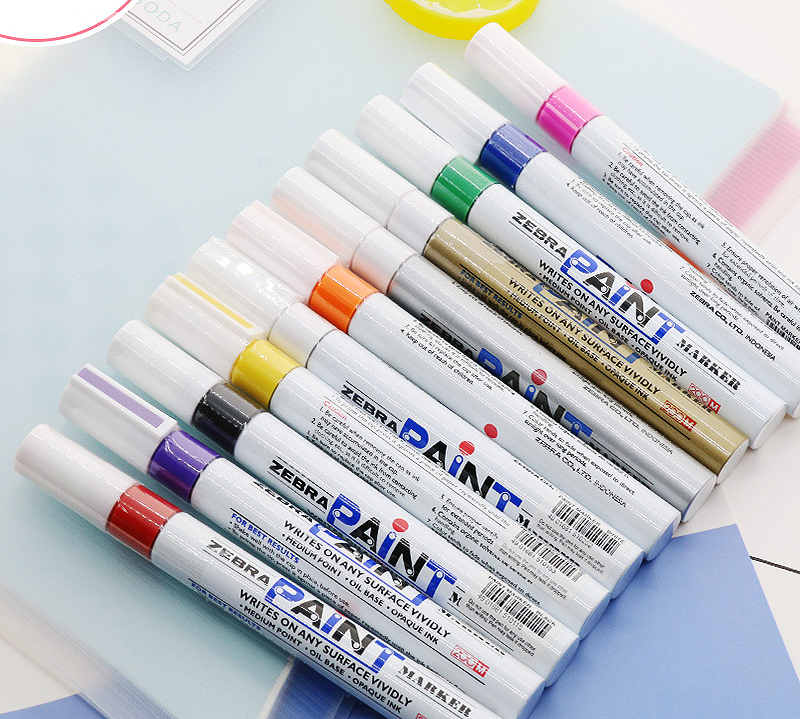 Paint Marker Zebra (M) Point  Orange - Al Masam Stationery LLC