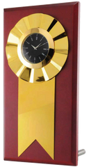 AMS- TC 666 AWARDE Metal Awards Wooden Award Clock Gold - Al Masam Stationery LLC