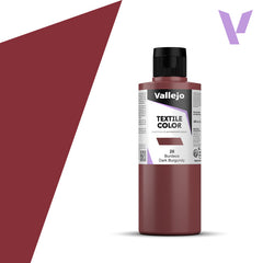 Vallejo - TEXTILE COLOR 26: 200 ML. DARK BURGUNDY