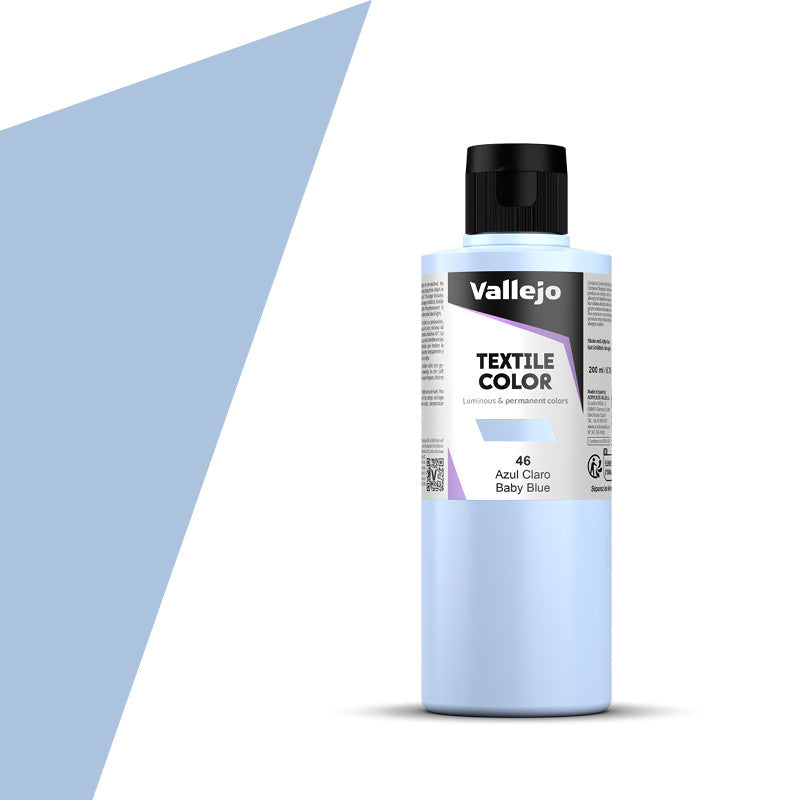 TEXTILE COLOR 46: 200 ML. BABY BLUE