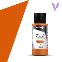 VALLEJO TEXTILE COLOR 21: 60 ML. ORANGE