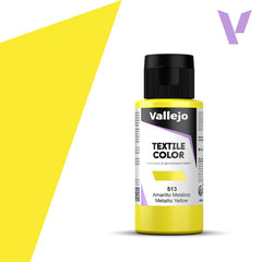 VALLEJO TEXTILE COLOR 513: 60 ML. YELLOW METAL