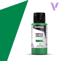 VALLEJO TEXTILE COLOR 52: 60 ML. EMERALD GREEN