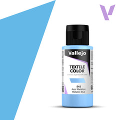 VALLEJO TEXTILE COLOR 545: 60 ML. BLUE METAL