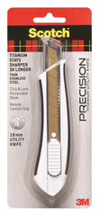 Scotch Titanium Utility Knife TI-KL. Precision Knife of 18mm blade