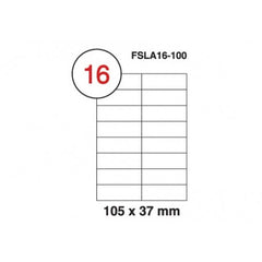 Fis multi purpose white label 105x37mm
