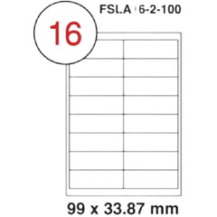 Fis Multi Purpose White Label 99x33.87mm - Al Masam Stationery LLC