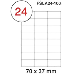 Fis multi purpose white label 70x37mm
