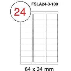 Fis multi purpose white label 64x34mm
