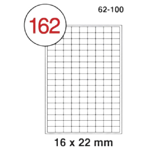 Fis multi purpose white label 16x22mm - Al Masam Stationery LLC