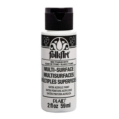 Folkart Multi-Surface Paint - Titanium White - Al Masam Stationery LLC