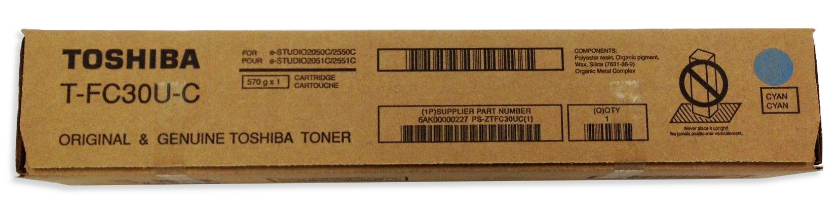 Toshiba TFC 30 Cyan Toner Secondary image