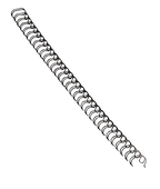 BINDING WIRE 2 :1 23 Loops  ( 6.4mm ) - Al Masam Stationery LLC