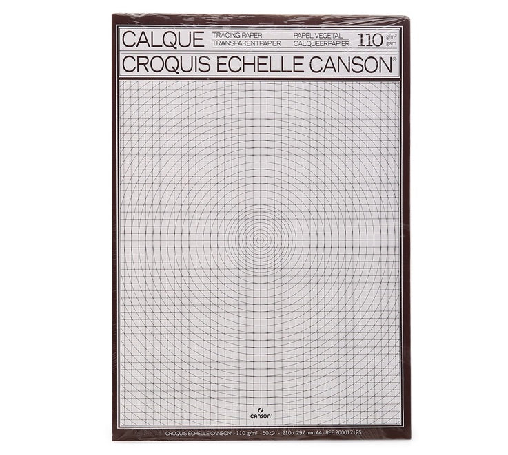CANSON TRACING PAD A3 110 GSM - 50 SHEETS