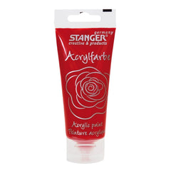 STANGER Acrylic paints, 75 ml TRUE RED - Al Masam Stationery LLC