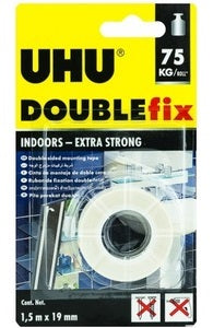 UHU Double Sided Mounting Tape 75KG/Roll Blister-46855 - Al Masam Stationery LLC Main image