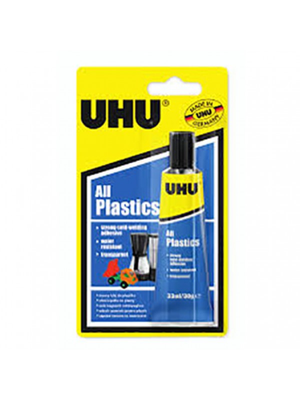 UHU High Resistance UNIVERSAL PLASTIC 33 ML BLISTER - Al Masam Stationery LLC Main image