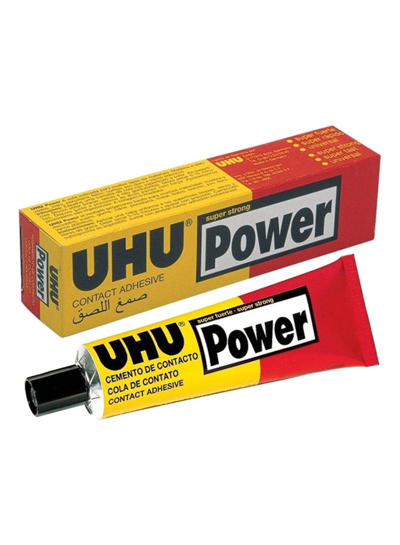 UHU POWER CONTACT GLUE TUBE 50ML 40707 - Al Masam Stationery LLC Main image