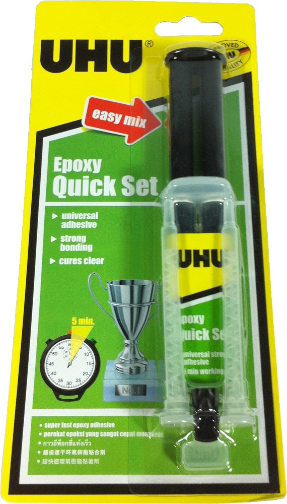 UHU High Resistance EPOXY QUICK SET 14 ML - Al Masam Stationery LLC Main image