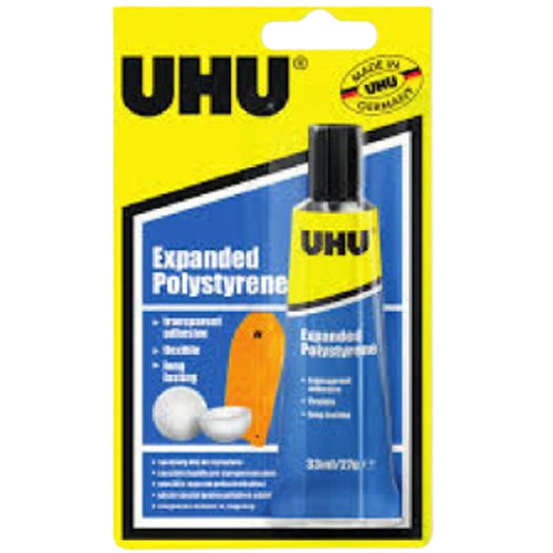 UHU High Resistance EXPANDED POLYSTYRENE 33 ML - Al Masam Stationery LLC Main image