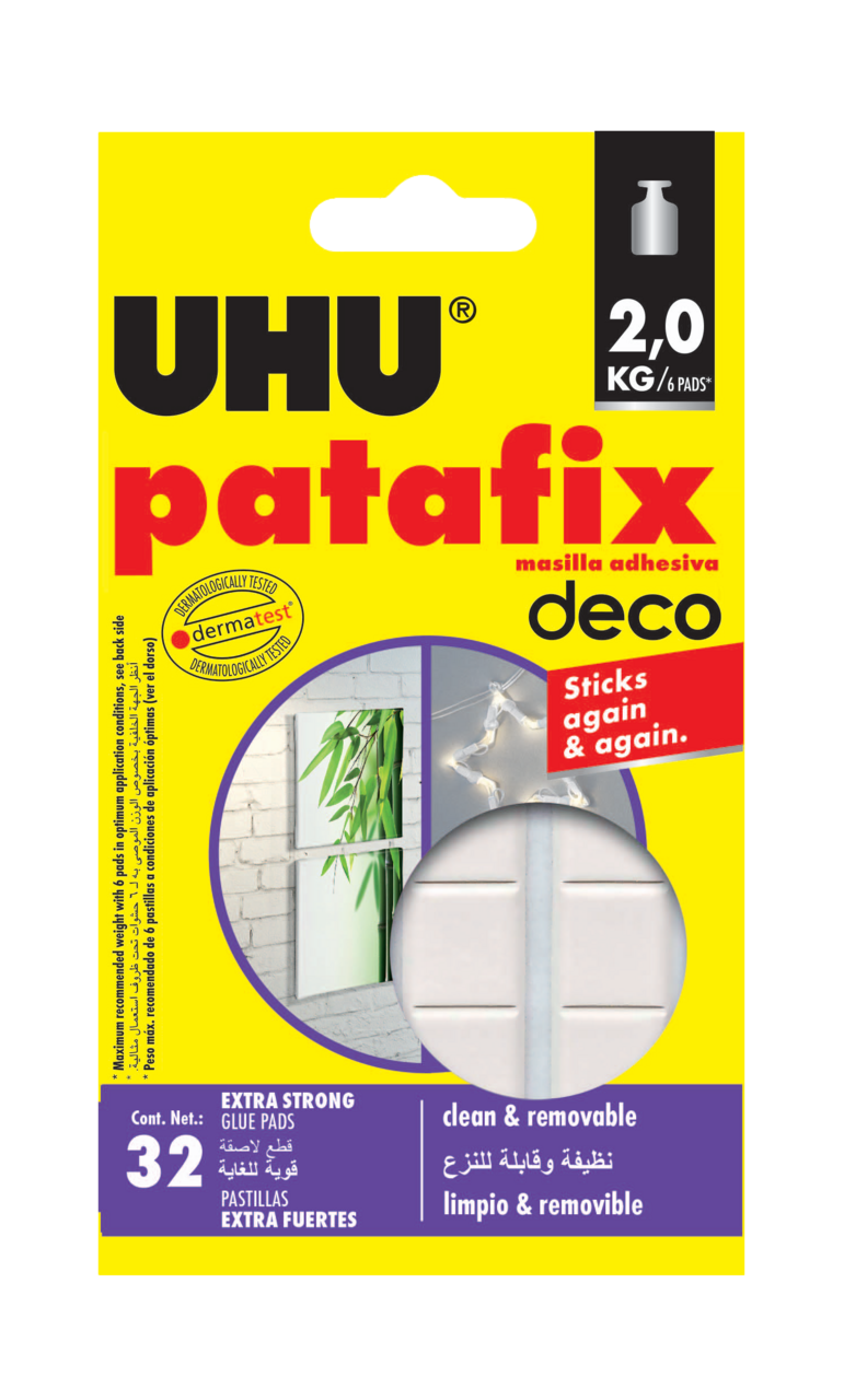UHU HOME DECO WHITE PADS - Al Masam Stationery LLC Main image