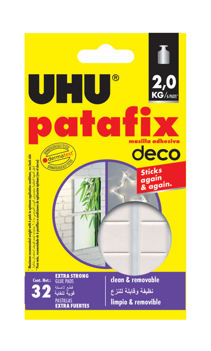 UHU HOME DECO WHITE PADS - Al Masam Stationery LLC
