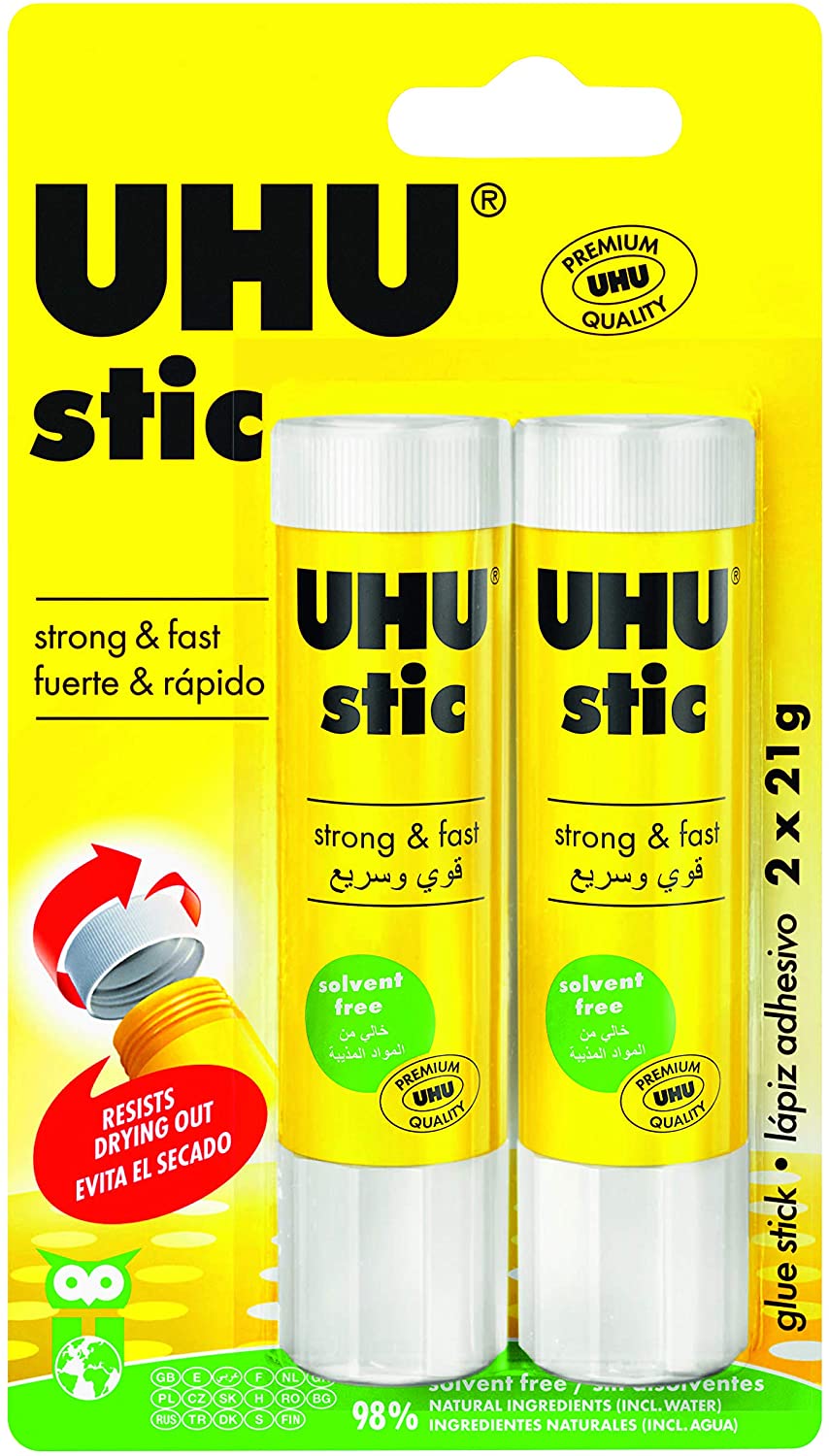 UHU Stic 2 x 21g - Al Masam Stationery LLC Main image