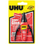 UHU Super Glue Precision 3g stick, clear adhesive for detailed bonding, shown with the glue stick and packaging.