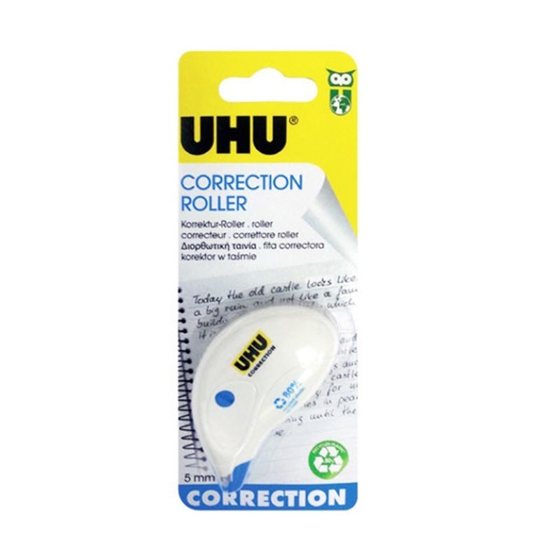UHU CORRECTION ROLLER MINI 5mm X 6m - Al Masam Stationery LLC Main image